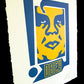 MUSTARD & NAVY ARROW LETTERPRESS