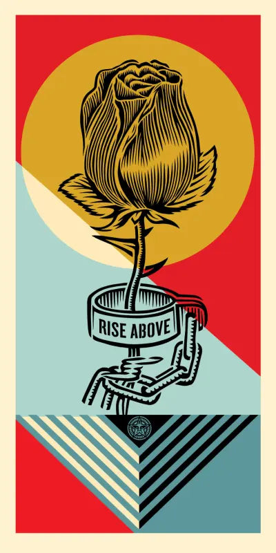 RISE ABOVE ROSE GEOMETRIC